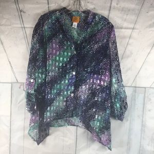 Ruby RD  petite button down top. Size 10 P.